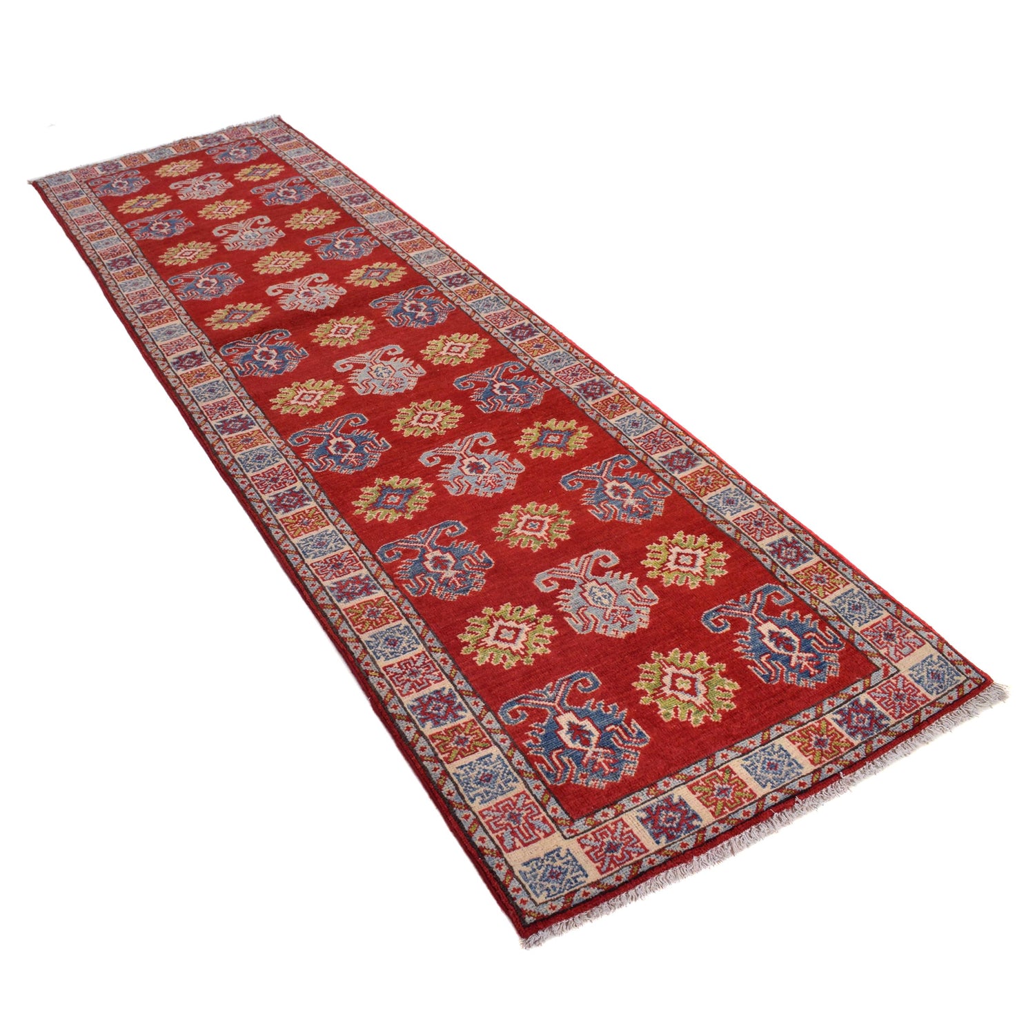 Oriental Kazak Runner Rug 2' 8" x 9' 3" ft / 81 x 281 cm - No. B33085