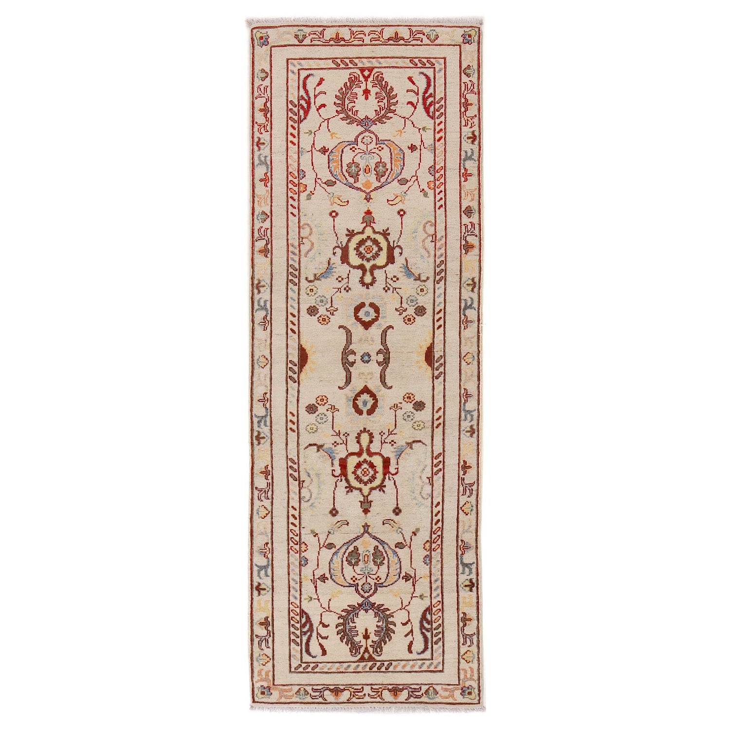 Oriental Kazak Runner Rug 2' 6" x 7' 7" ft / 75 x 230 cm - No. B33087