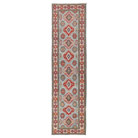 Oriental Kazak Runner Rug 2' 8" x 10' 9" ft / 82 x 327 cm - No. B33090