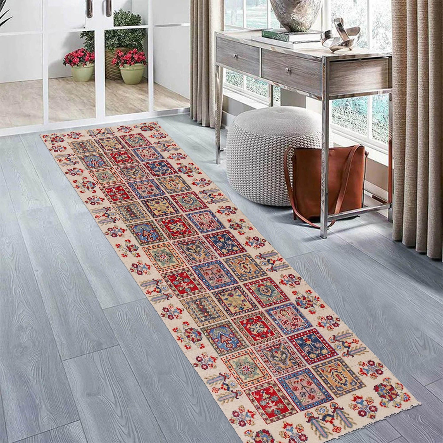 Oriental Bakhtiar Area Rug 2' 8" x 9' 8" ft / 81 x 294 cm - No. B33092