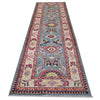 Oriental Kazak Runner Rug 3' 1" x 12' 10" ft / 93 x 391 cm - No. B33095