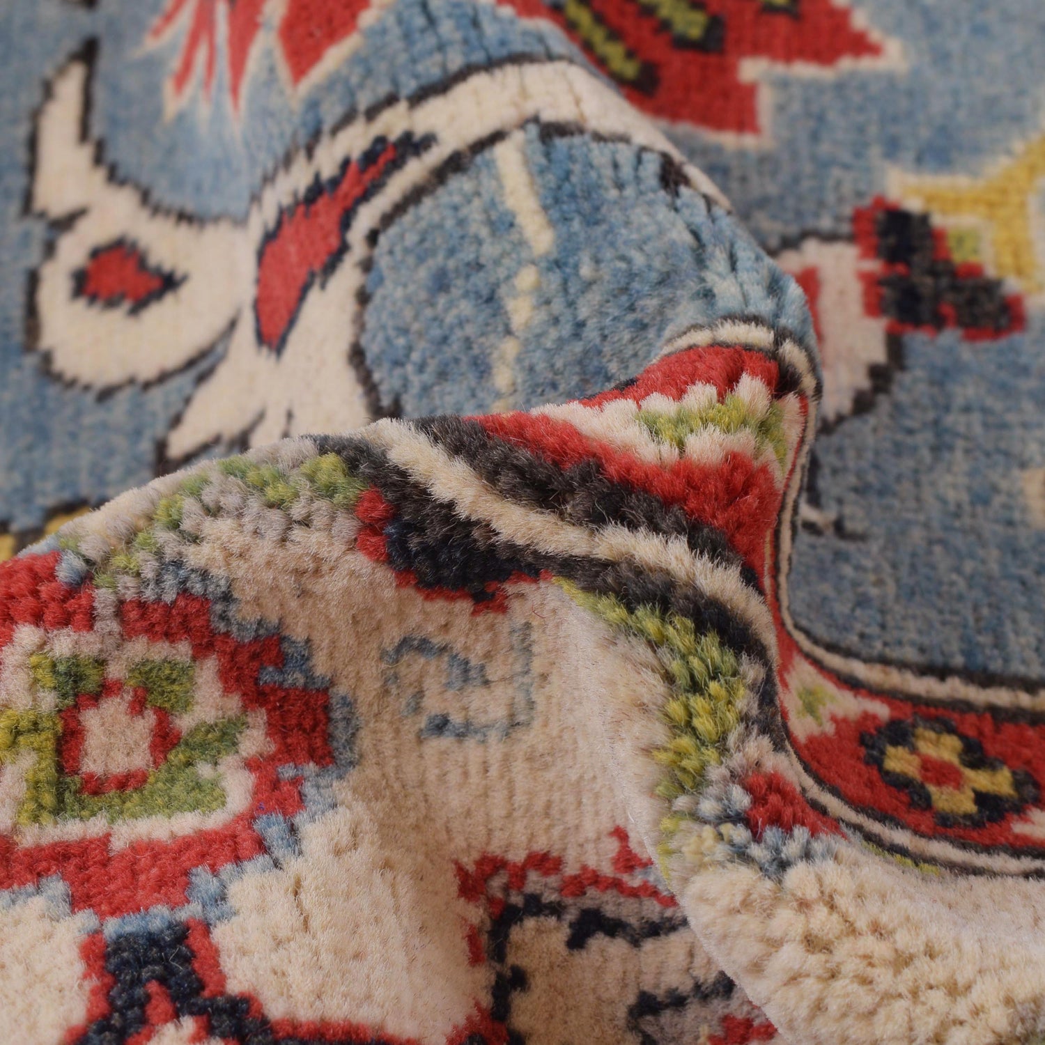 Oriental Kazak Runner Rug 3' 1" x 12' 10" ft / 93 x 391 cm - No. B33095