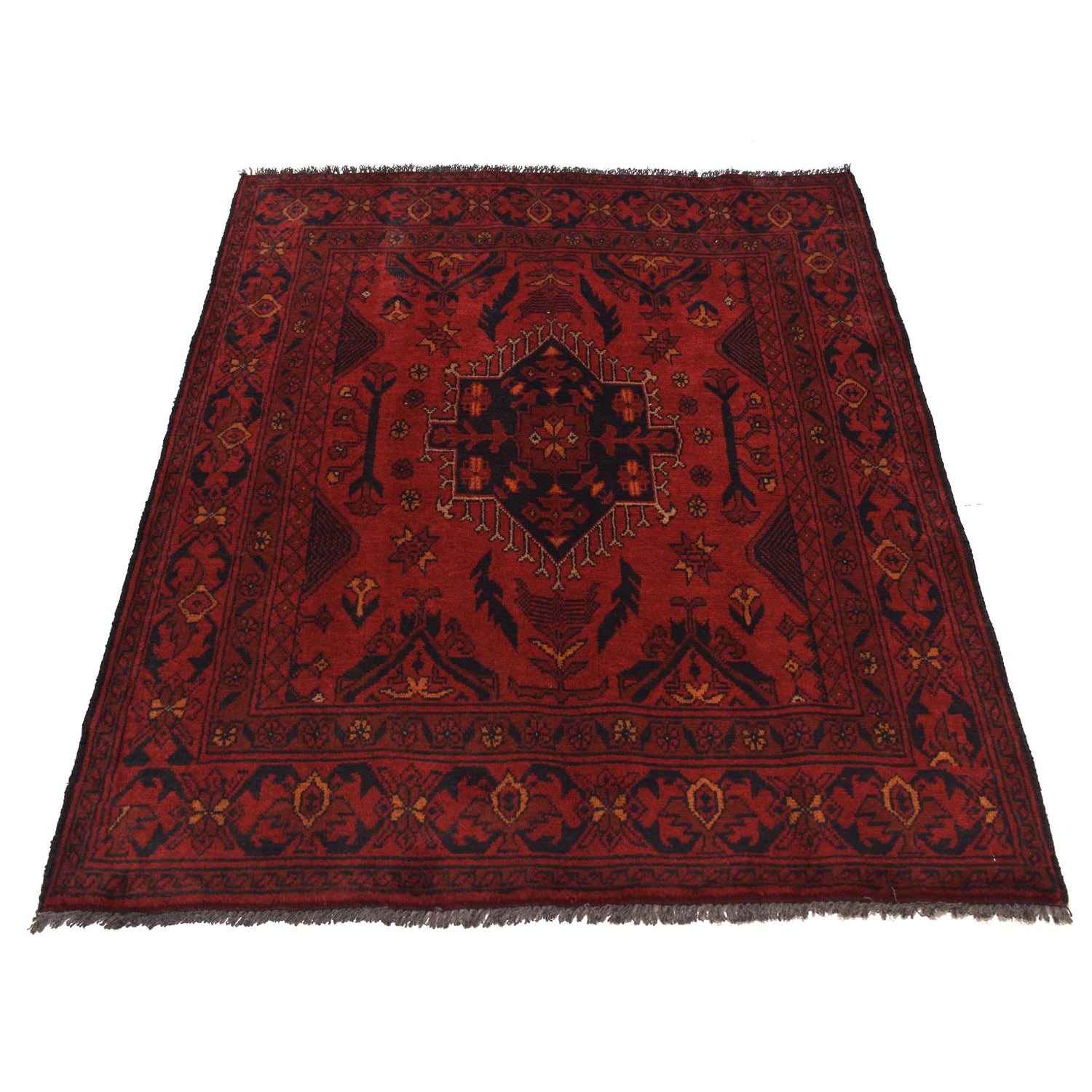 Oriental Khal Mohammadi Rug 3' 3" x 4' 8" ft / 100 x 142 cm - No. B34184