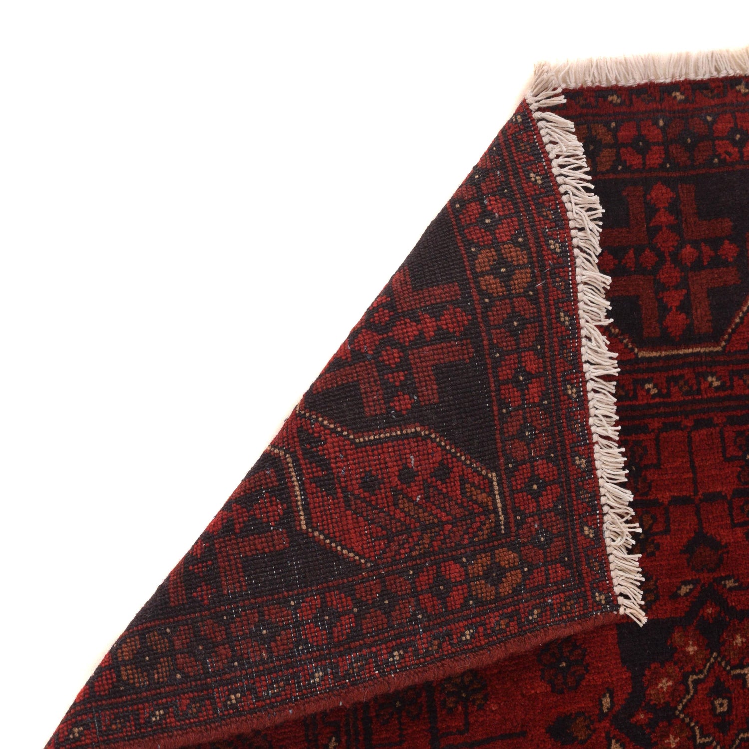 Red Color Khal Mohammadi Rug 3' 5" x 4' 8" ft / 104 x 141 cm - No. B34185