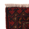 Red Color Afghan Area Rug 3' 4" x 5' 0" ft / 102 x 153 cm - No. B34188