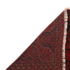 Red Color Afghan Area Rug 3' 4" x 5' 0" ft / 102 x 153 cm - No. B34188