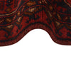 Red Color Afghan Area Rug 3' 4" x 5' 0" ft / 102 x 153 cm - No. B34188