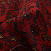Red Color Afghan Area Rug 3' 4" x 5' 0" ft / 102 x 153 cm - No. B34188