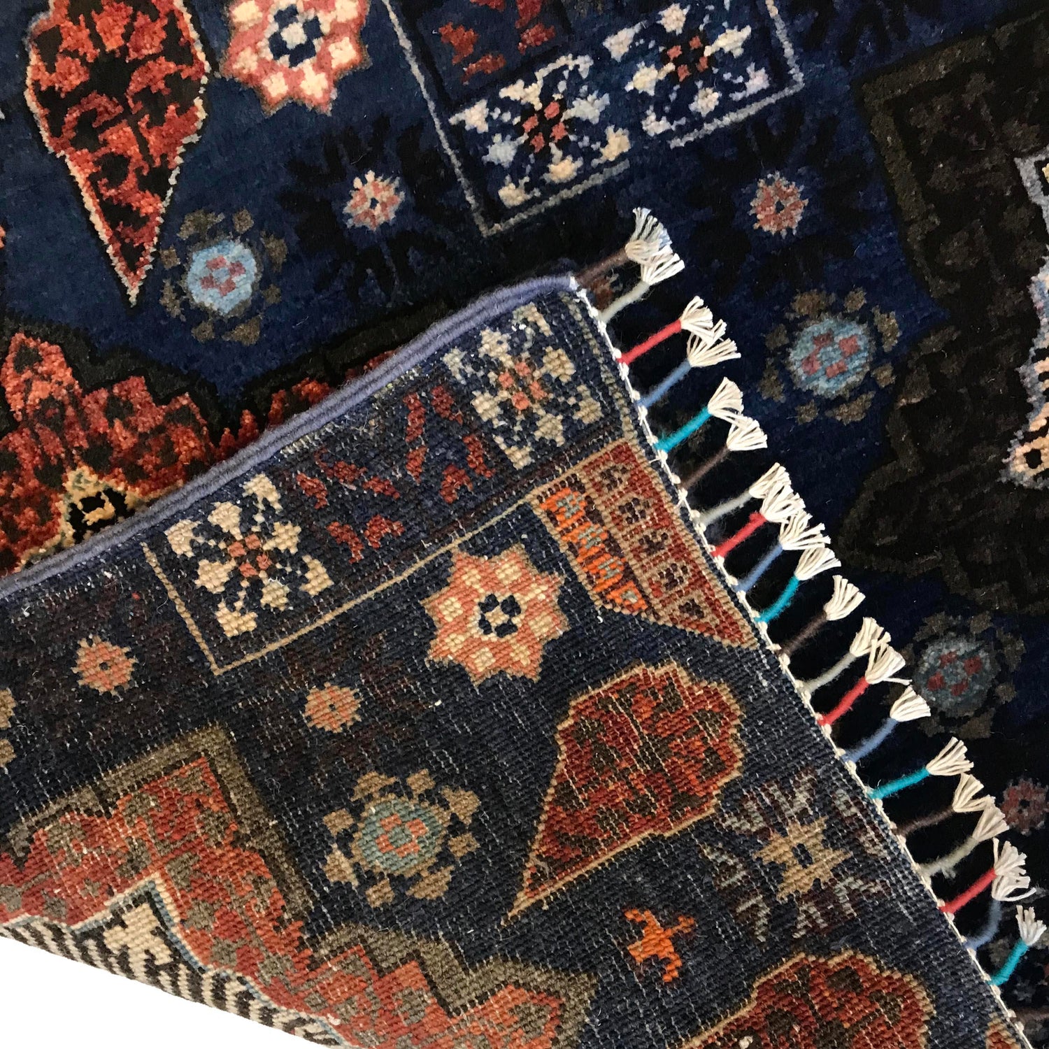 Purple Color Mamluk Carpet 3' 6" x 4' 11" ft / 107 x 150 cm - No. B34192