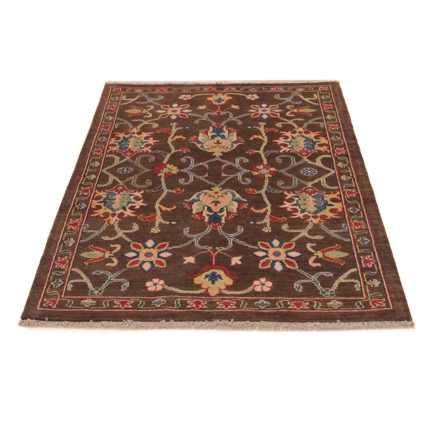 Hand knotted Sultani Carpet 3' 4" x 5' 1" ft / 101 x 154  cm - No. B34196