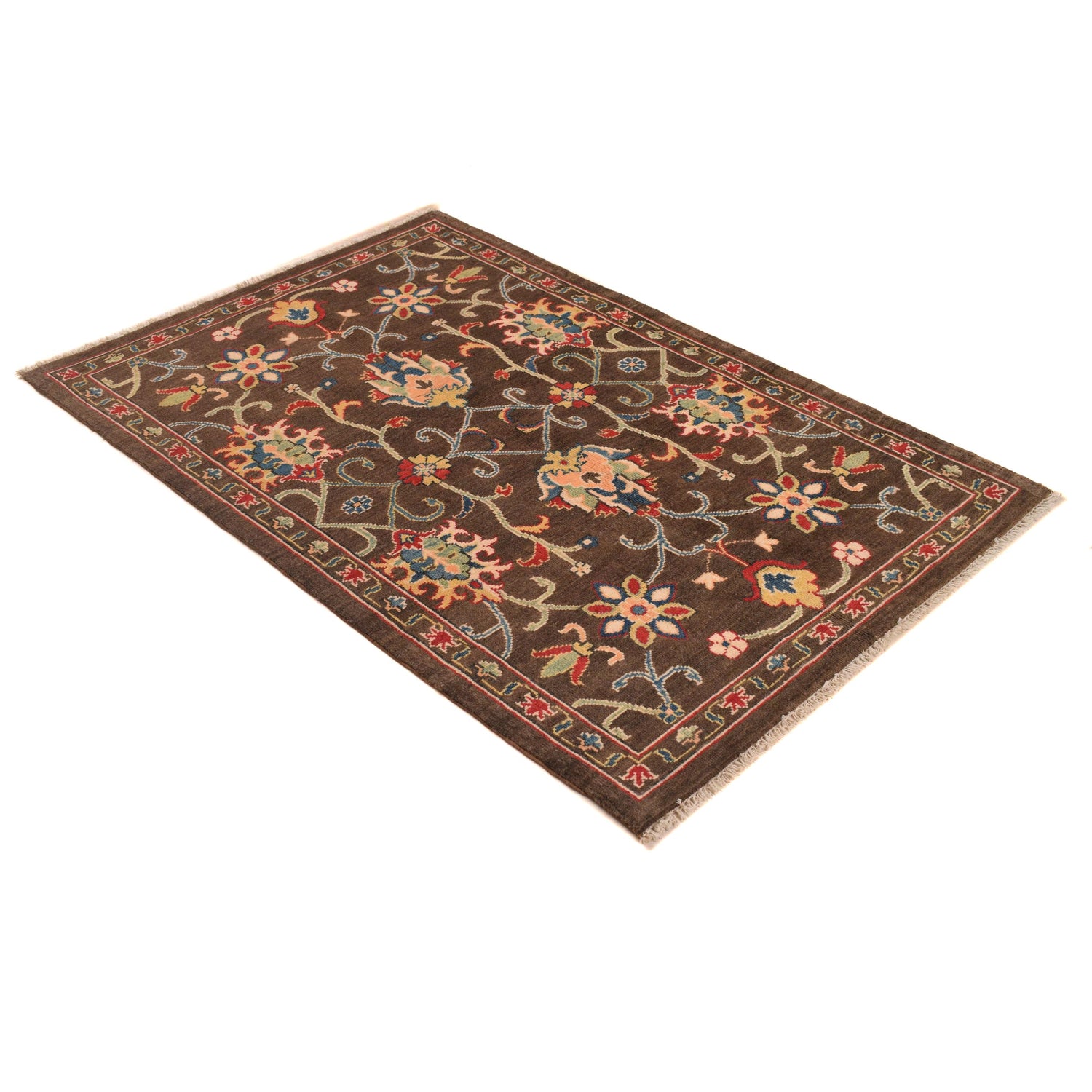 Hand knotted Sultani Carpet 3' 4" x 5' 1" ft / 101 x 154  cm - No. B34196
