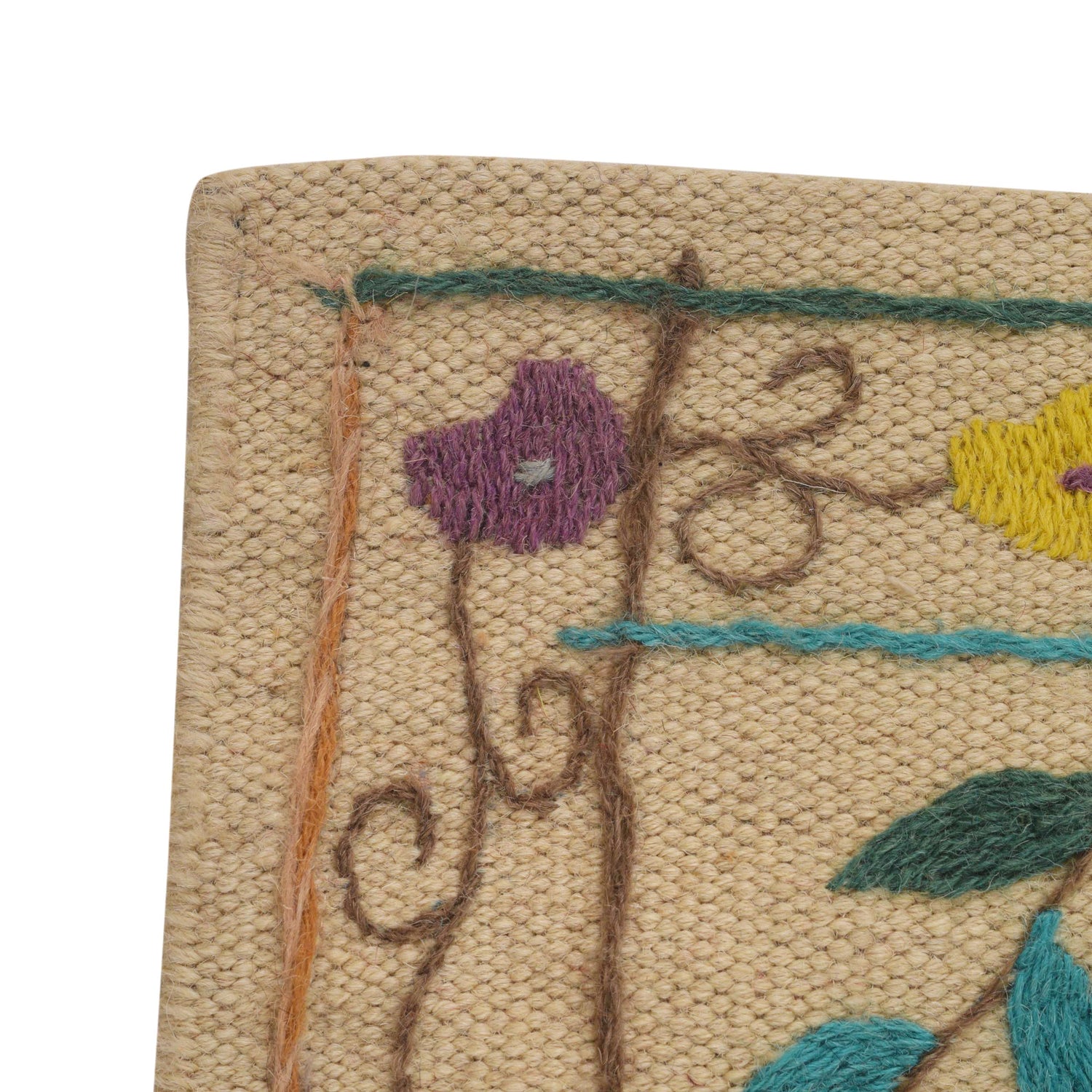 Design Embroidery Kilim 2' 11" x 4' 11" ft / 90 x 149 cm - No. B34456