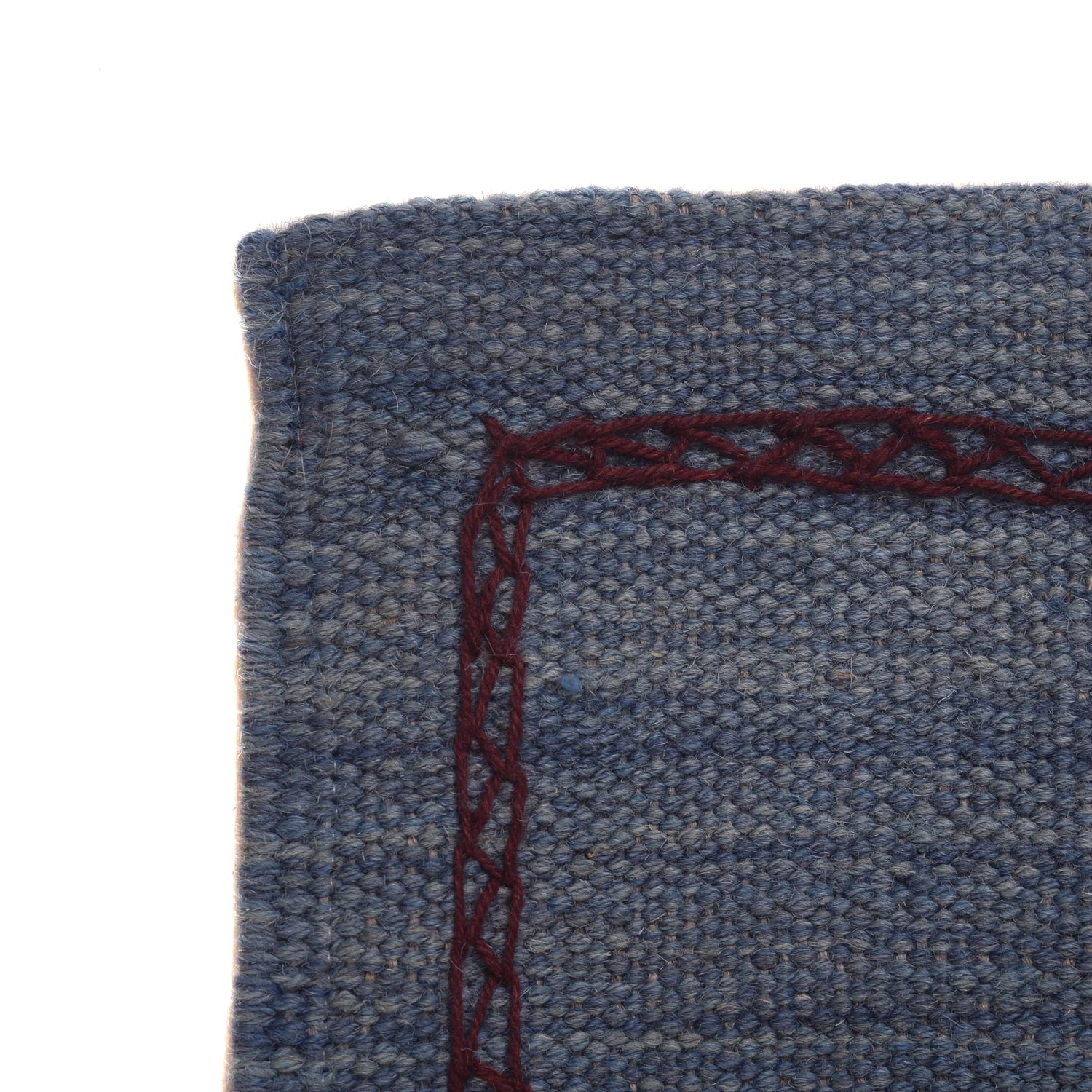 Design Embroidery Kilim 4' 11" x 6' 10" ft / 150 x 209 cm - No. B34459