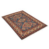 Blue Color Kazak Rug 3' 4" x 4' 9" ft / 102 x 145 cm - No. B34605
