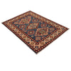 Blue Color Kazak Rug 3' 4" x 4' 9" ft / 102 x 145 cm - No. B34605