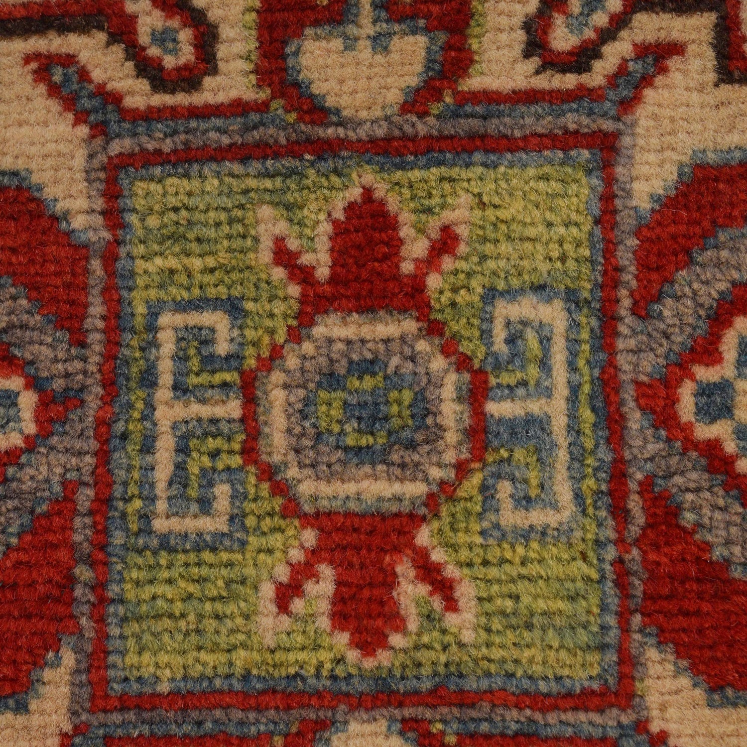 Blue Color Kazak Rug 3' 4" x 4' 9" ft / 102 x 145 cm - No. B34605