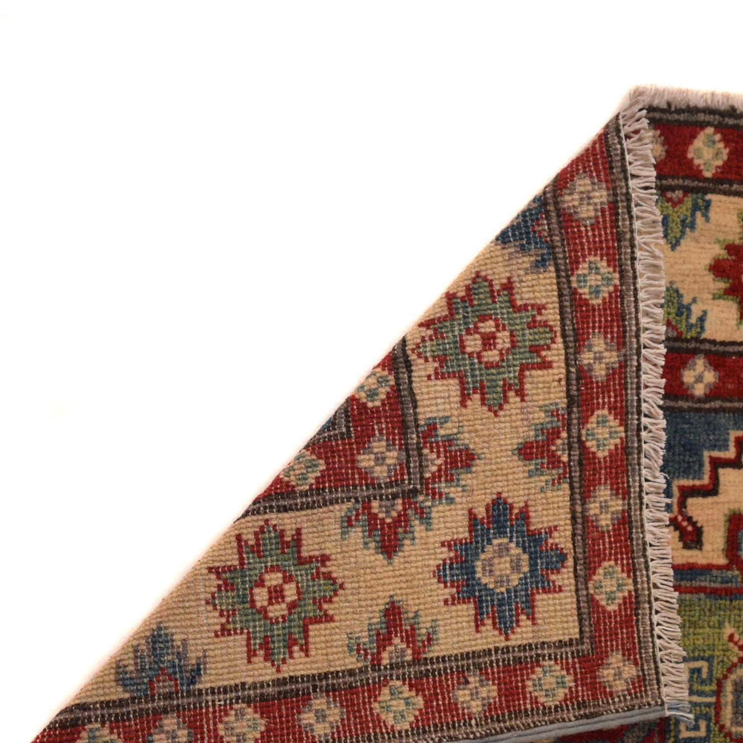 Blue Color Kazak Rug 3' 4" x 4' 9" ft / 102 x 145 cm - No. B34605