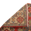 Hand Knotted Kazak Oriental Rug 3' 4" x 4' 8" ft / 102 x 141 cm - No. B34607