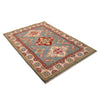 Blue Color Kazak Rug 4' 0" x 5' 9" ft / 123 x 176 cm - No. B34608