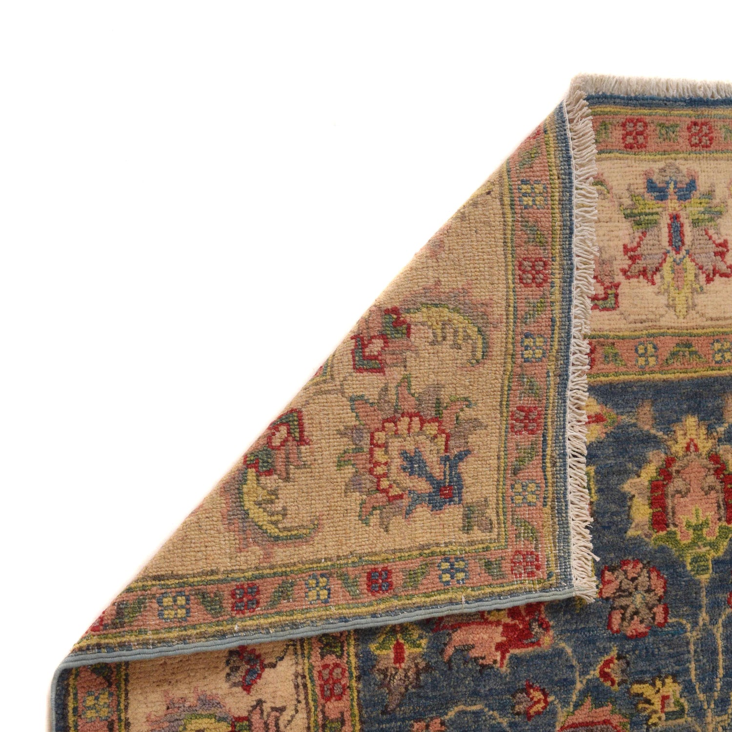 Hand Knotted Kazak Oriental Rug 3' 11" x 5' 10" ft / 119 x 179 cm - No. B34610