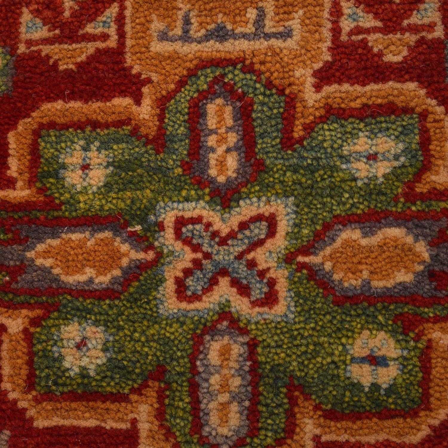 Hand knotted Kazak Rugs 4' 0" x 5' 10" ft / 122 x 177 cm - No. B34611