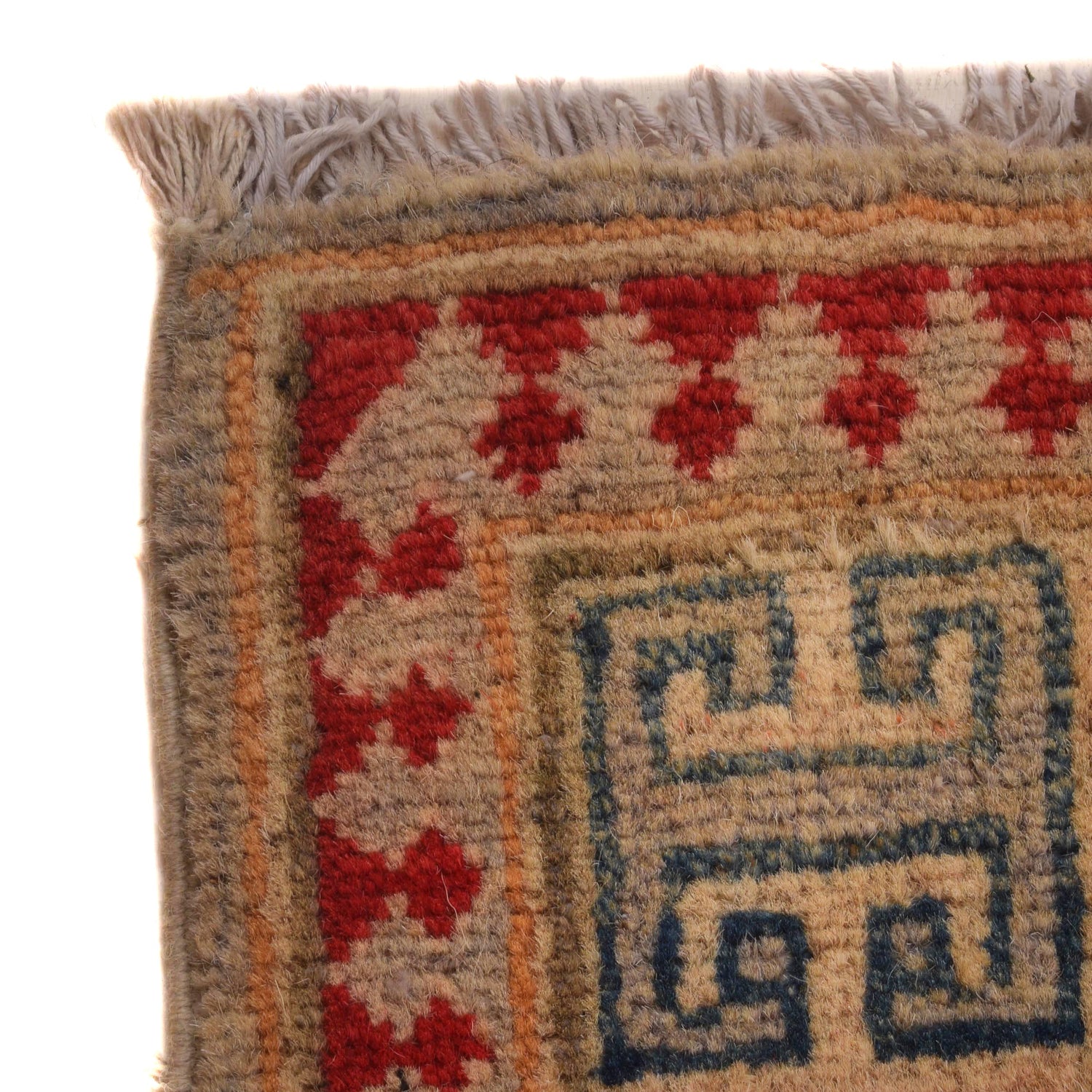 Hand knotted Kazak Carpet 3' 11" x 5' 7" ft / 120 x 171 cm - No. B34613