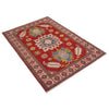 Handmade Kazak Area Rug 3' 4" x 4' 10" ft / 102 x 147 cm - No. B34615