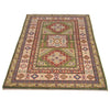 Green Color Kazak Rug 3' 5" x 5' 2" ft / 103 x 157 cm - No. B34618