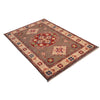 Hand Knotted Kazak Oriental Rug 3' 4" x 4' 11" ft / 102 x 149 cm - No. B34619