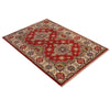 Handmade Kazak Area Rug 3' 3" x 4' 7" ft / 99 x 140 cm - No. B34623