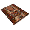 Handmade Prayer Rug 2' 9" x 3' 11" ft / 84 x 120 cm - No. B34626