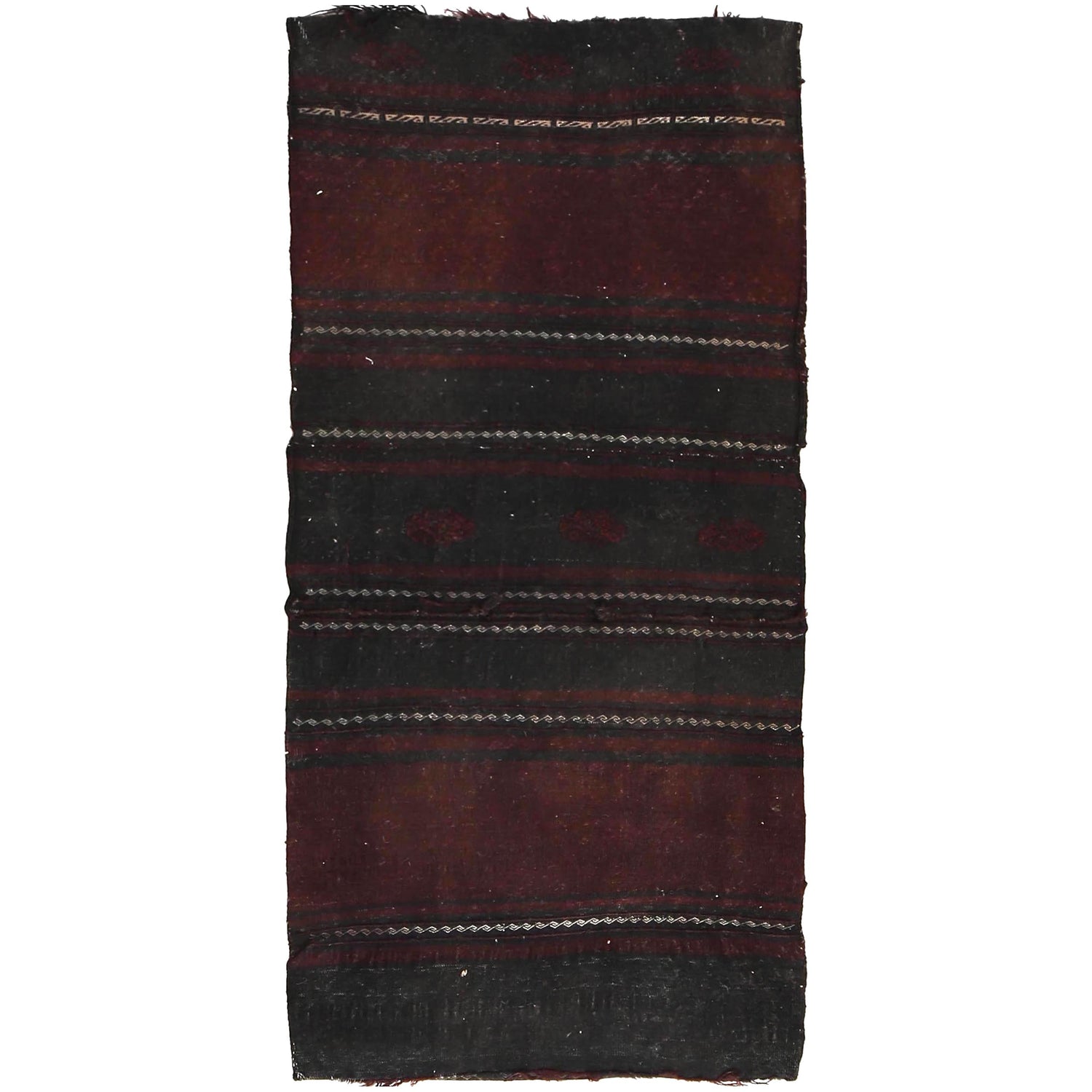 Handmade Saddle Bag Carpet 2' 5" x 5' 0" ft / 74 x 152 cm - No. B34651