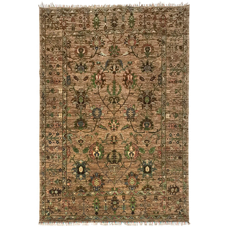 Hand knotted Sultani Carpet 6' 7" x 9' 7" ft / 200 x 291 cm - No. B34654