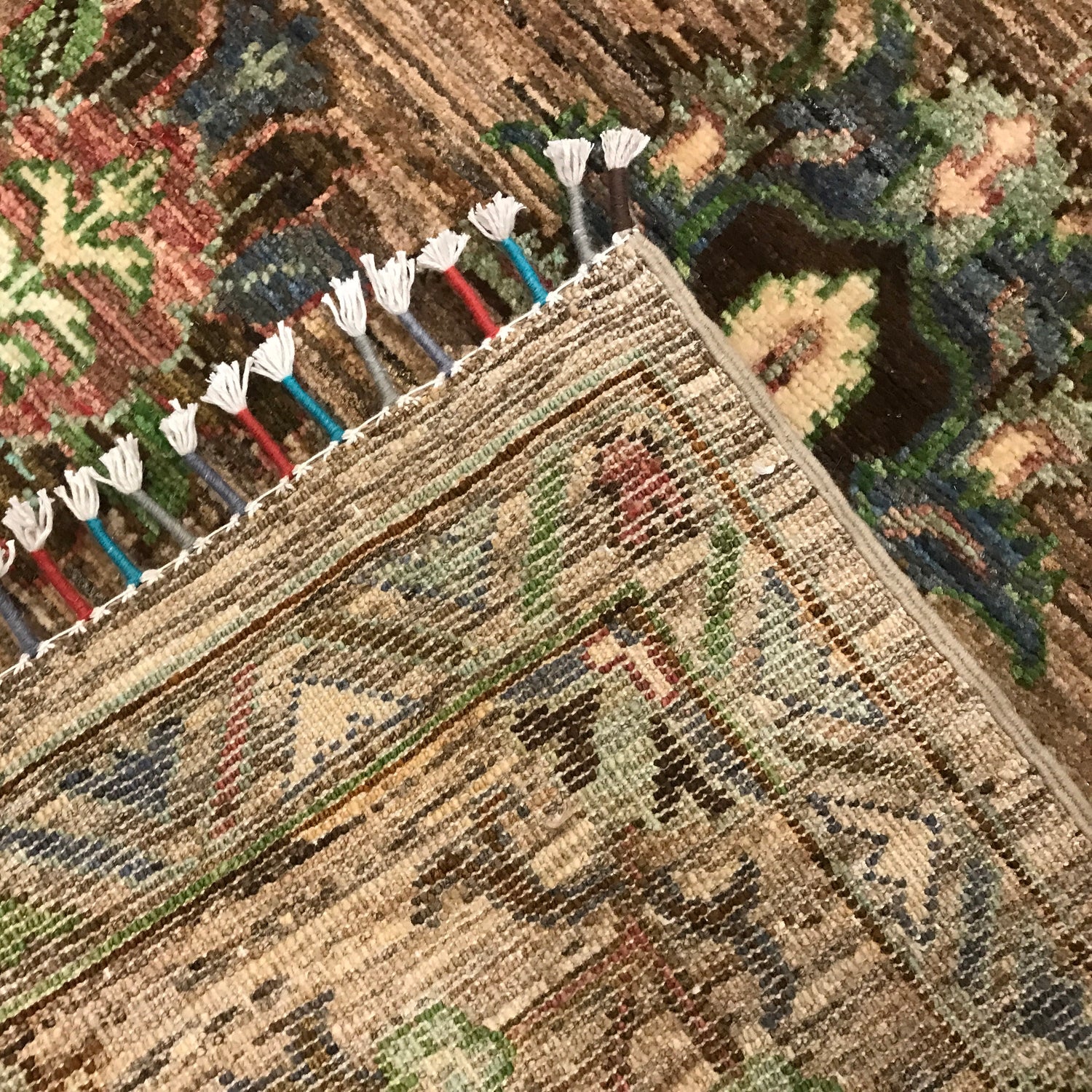 Hand knotted Sultani Carpet 6' 7" x 9' 7" ft / 200 x 291 cm - No. B34654