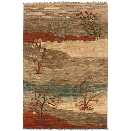 Tree Of Life Rug 6' 6" x 9' 10" ft / 197 x 300 cm - No. B34657