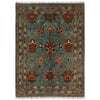 Hand Knotted Sultani Modern Rug 4' 1" x 5' 10" ft / 125 x 177 cm - No. B34660
