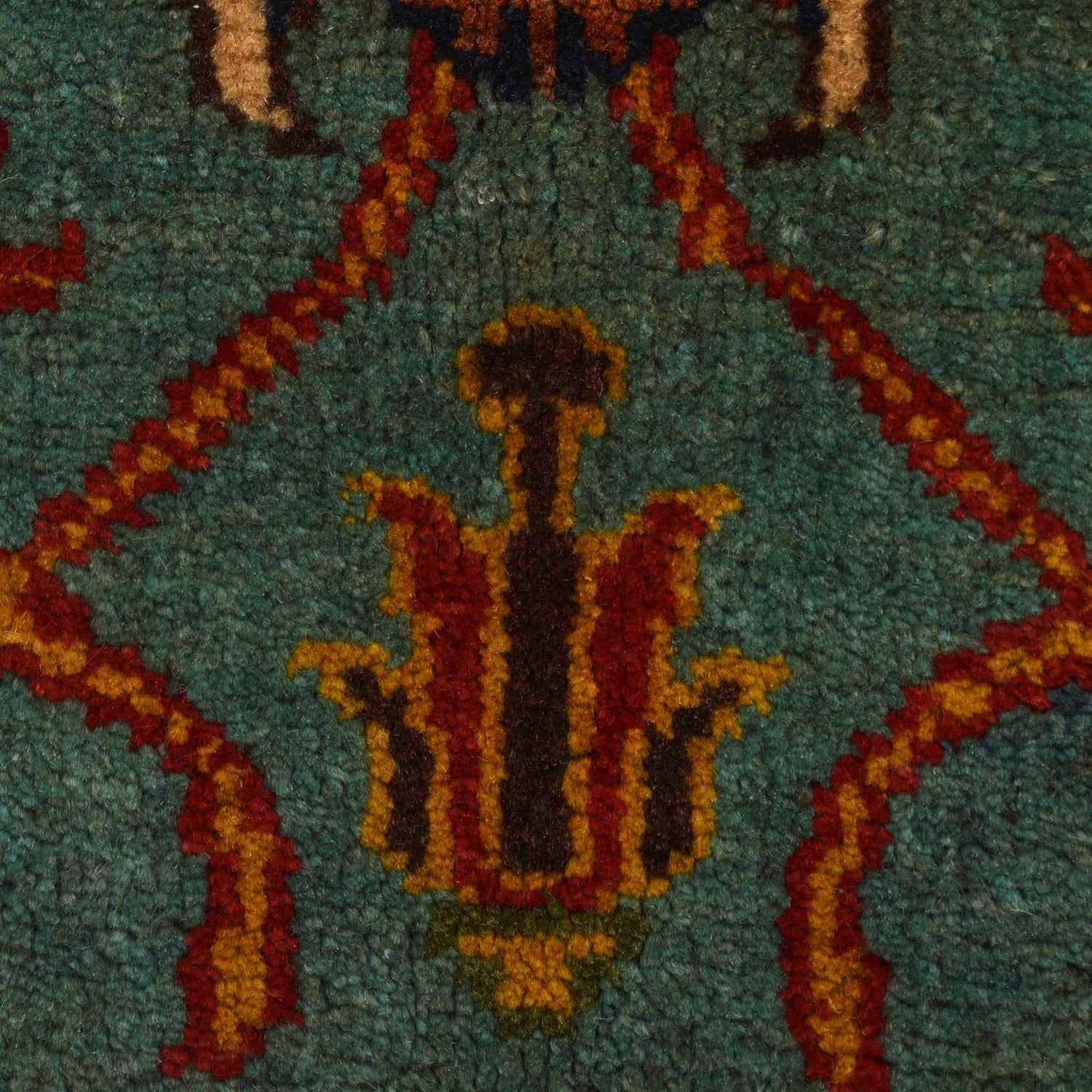 Hand Knotted Sultani Modern Rug 4' 1" x 5' 10" ft / 125 x 177 cm - No. B34660