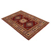 Handmade Kazak Area Rug 3' 4" x 5' 0" ft / 102 x 152 cm - No. B34661