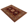 Handmade Kazak Area Rug 3' 4" x 5' 0" ft / 102 x 152 cm - No. B34661