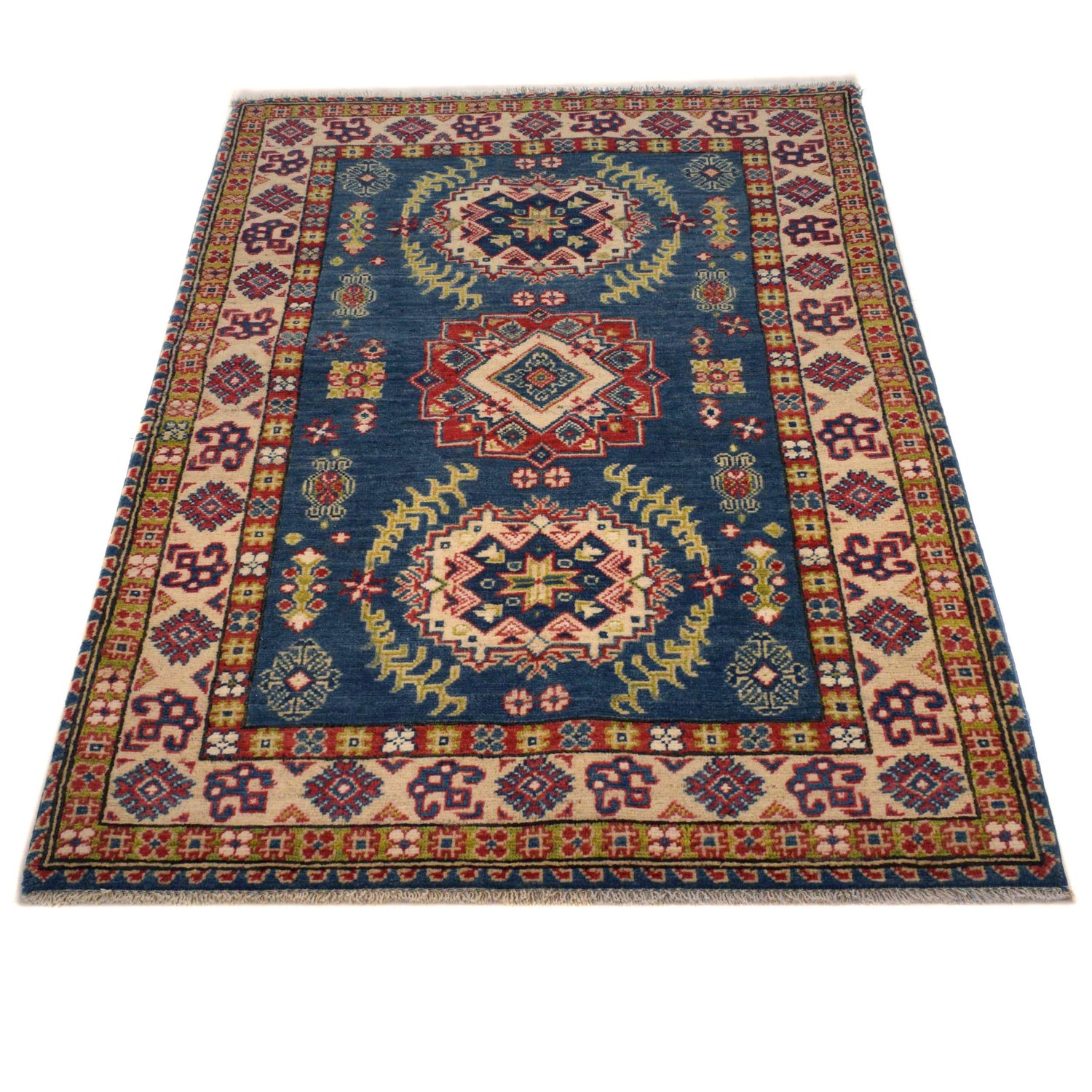 Oriental Kazak Rug 3' 3" x 5' 1" ft / 99 x 154 cm - No. B34662