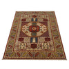 Oriental Mamluk Area Rug 3' 4" x 4' 9" ft / 101 x 146 cm - No. B34664