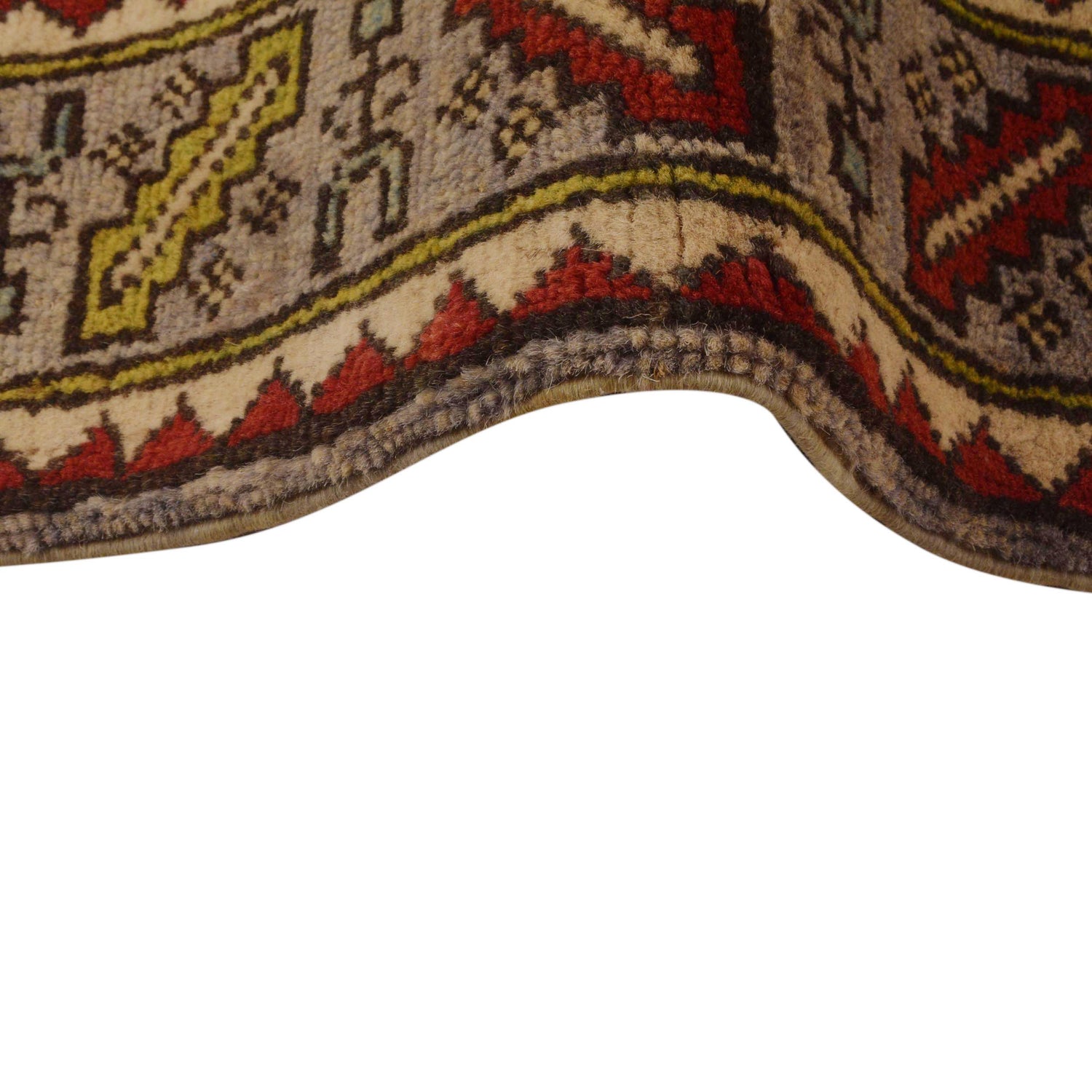 Oriental Mamluk Area Rug 3' 4" x 4' 9" ft / 101 x 146 cm - No. B34664