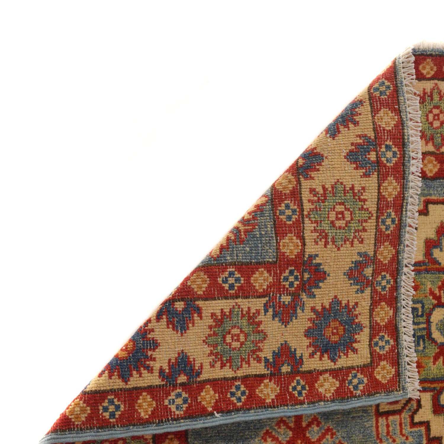 Blue Color Kazak Rug 3' 4" x 4' 10" ft / 102 x 147 cm - No. B34665