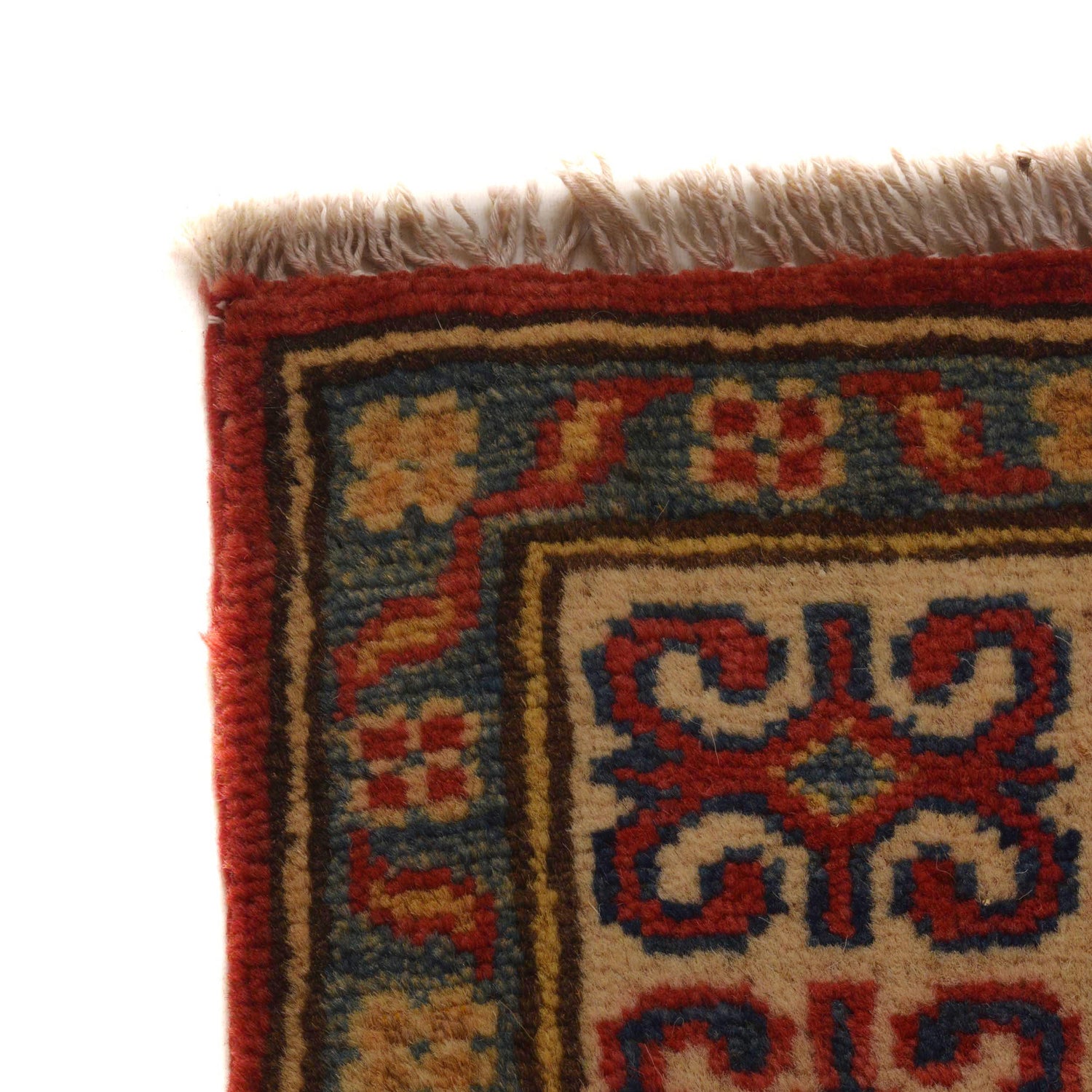 Hand knotted Kazak Carpet 3' 3" x 4' 8" ft / 100 x 142 cm - No. B34668