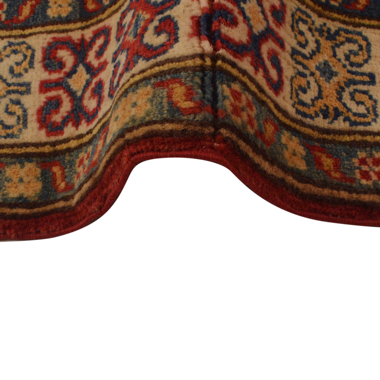 Hand knotted Kazak Carpet 3' 3" x 4' 8" ft / 100 x 142 cm - No. B34668