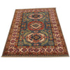 Hand Knotted Kazak Oriental Rug 3' 4" x 4' 9" ft / 102 x 145 cm - No. B34669