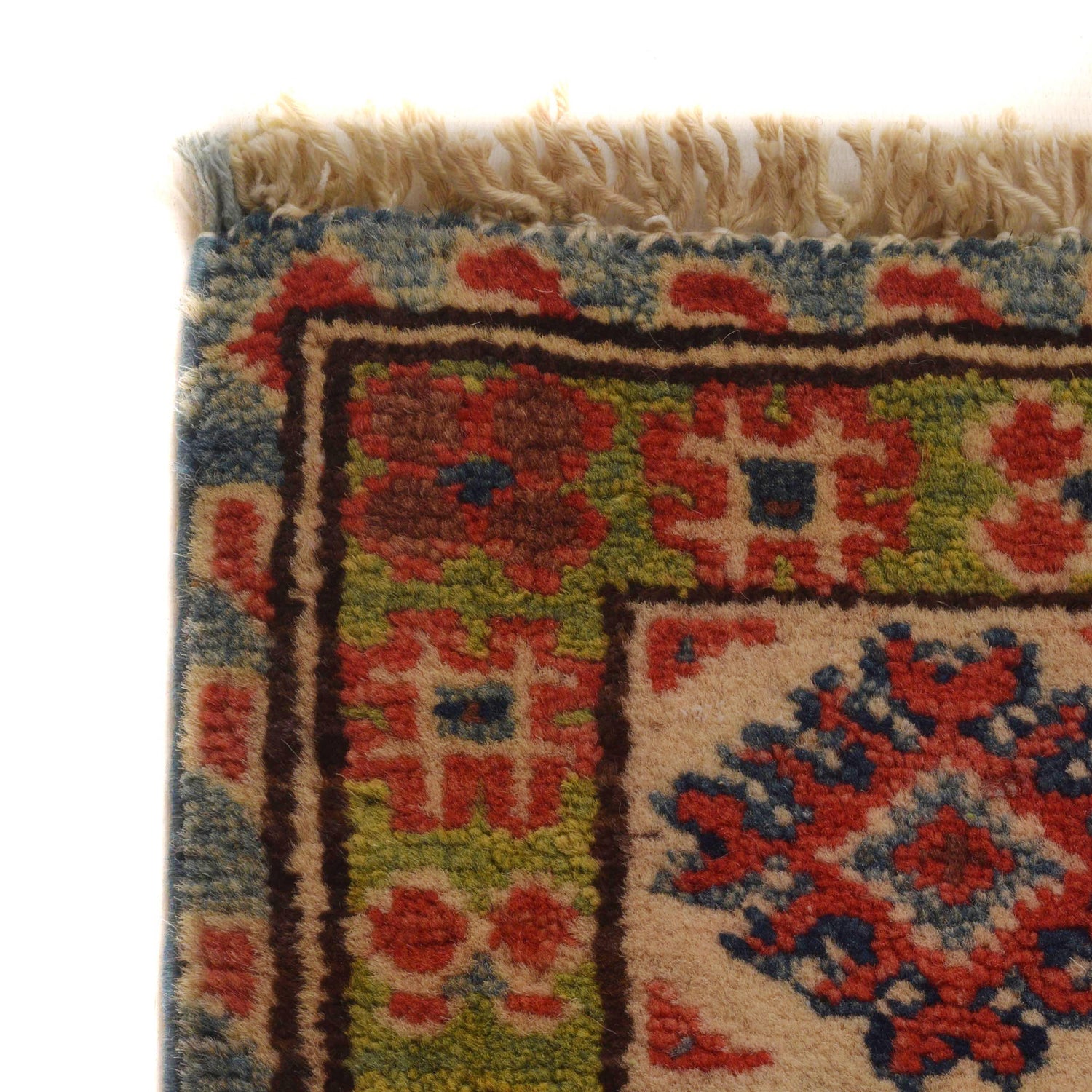 Hand Knotted Kazak Oriental Rug 3' 4" x 4' 9" ft / 102 x 145 cm - No. B34669