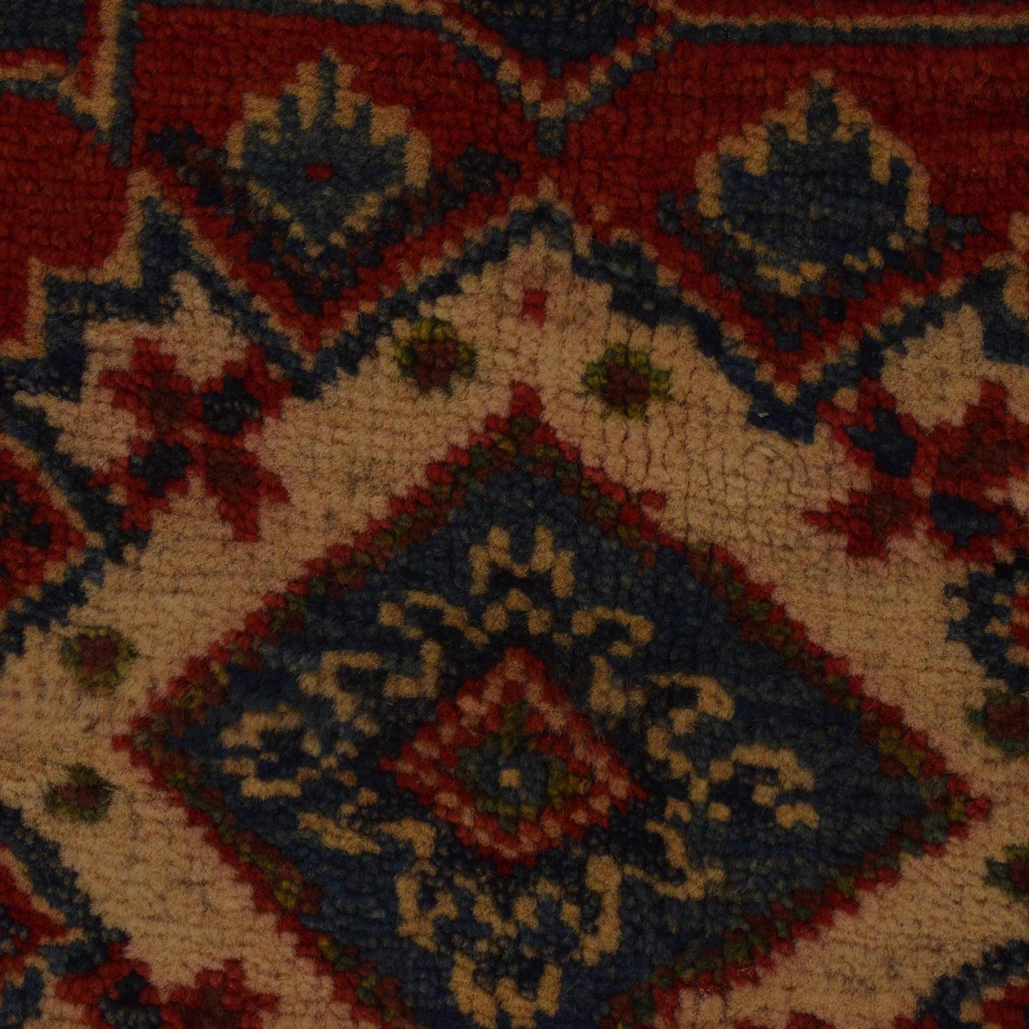 Hand Knotted Kazak Oriental Rug 3' 4" x 4' 9" ft / 102 x 145 cm - No. B34669