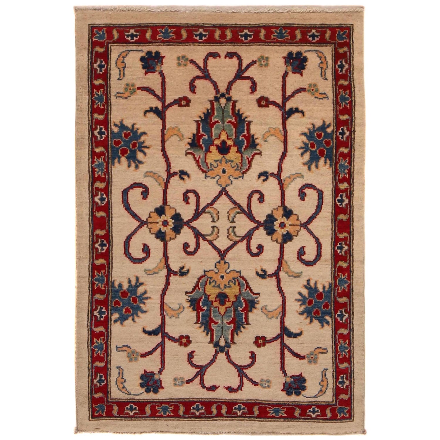 Oriental Kazak Rug 2' 7" x 4' 0" ft / 80 x 123 cm - No. B34671