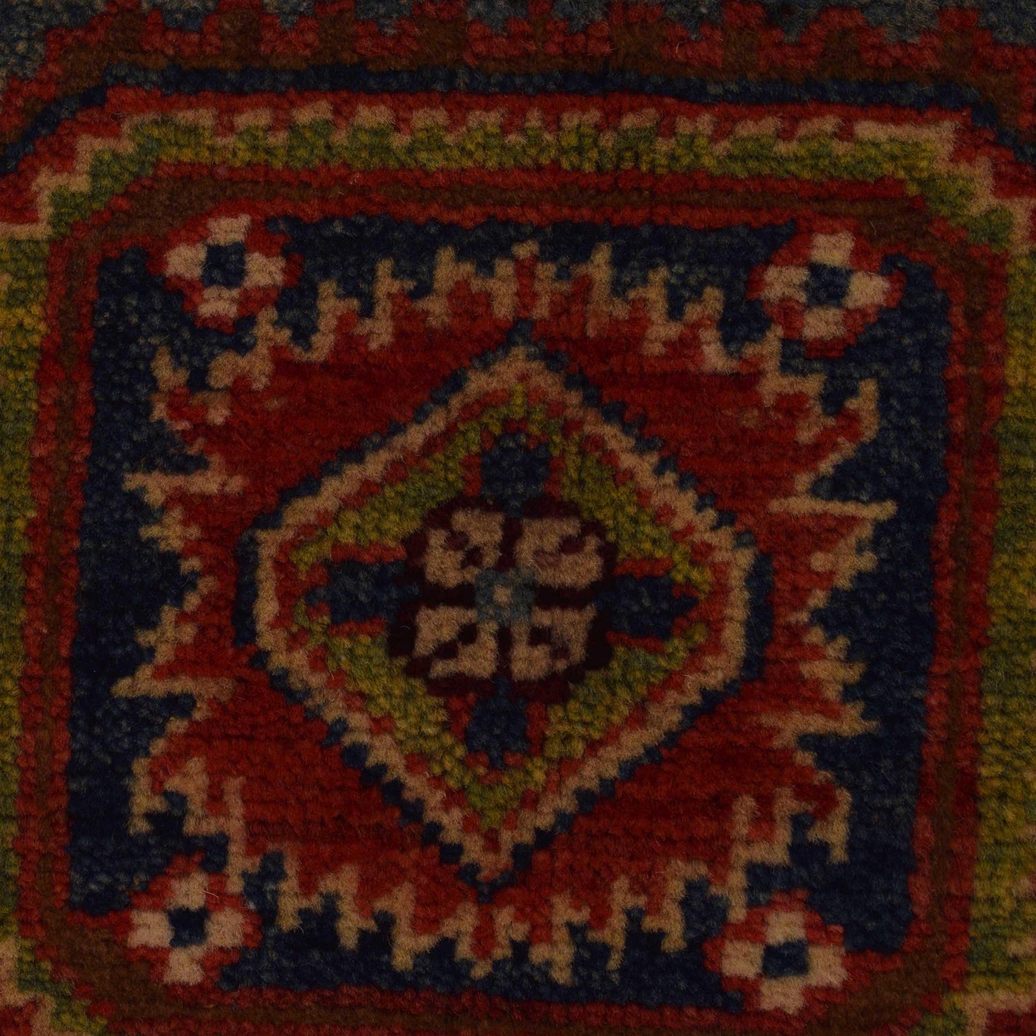 Red Color Kazak Rug 3' 3" x 4' 8" ft / 100 x 143 cm - No. B34685